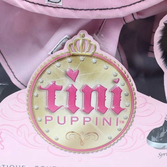 TINI PUPPINI Spring Showers Raincoat Hat Boots Dog Outfit Fashion Boutique Set - Picture 5 of 11